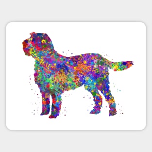 Italian Spinone dog watercolor Sticker